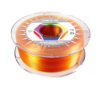 PETG Oranžna Prozorna Filament 1.75 mm (1 kg Kolut)