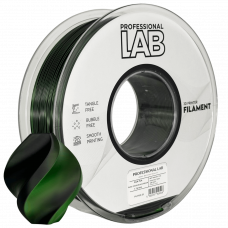 Silk PLA Dvojna Barva črna zelena filament 1.75mm – Professional Lab Sijajni Filament za 3D Tisk (1kg Kolut)