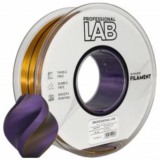 Silk PLA Trojna Barva črna zlata vijolična filament 1.75mm – Professional Lab Sijajni Filament za 3D Tisk (1kg Kolut)