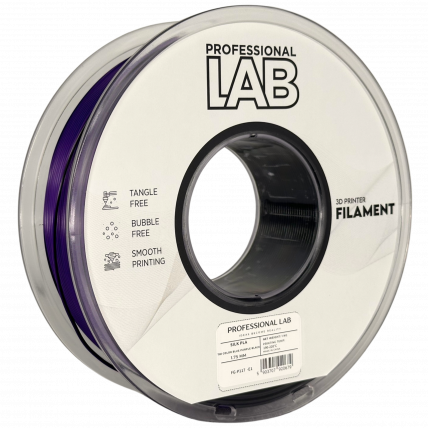 Silk PLA Trojna Barva modra vijolična črna filament 1.75mm – Professional Lab Sijajni Filament za 3D Tisk (1kg Kolut)