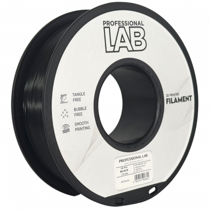 HS‑PLA Črna Filament 1.75 mm – Professional Lab Visoko Hitrostni Filament za 3D Tisk (1kg Kolut)