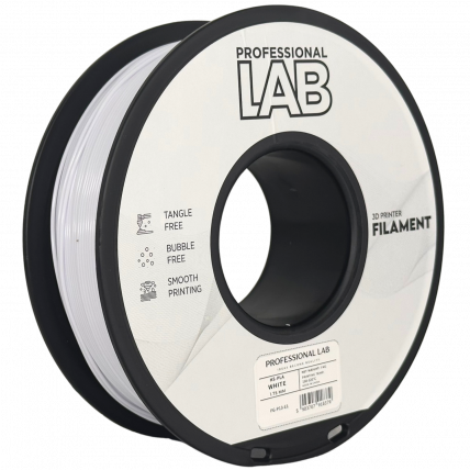 HS‑PLA Bela Filament 1.75 mm – Professional Lab Visoko Hitrostni Filament za 3D Tisk (1kg Kolut)