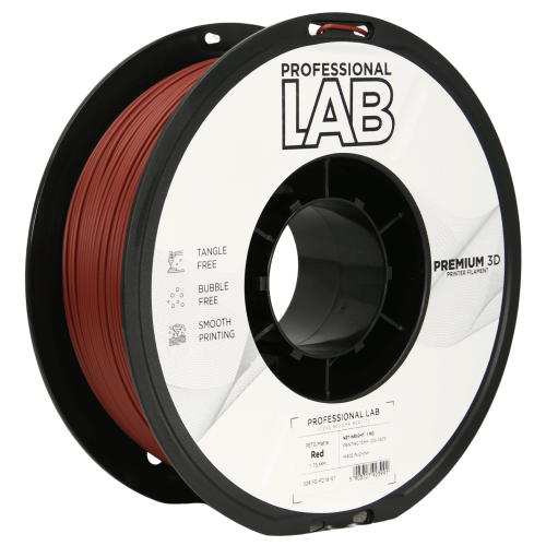 Mat rdeča 1.75 mm 1 kg PETG filament Professional Lab
