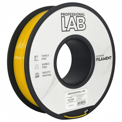 PETG Rumena Filament 1.75 mm – Professional Lab Vlažnost-Odporni PETG (1kg Kolut)