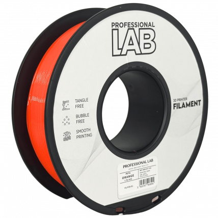 PETG Oranžna Filament 1.75 mm – Professional Lab Vlažnost-Odporni PETG (1kg Kolut)