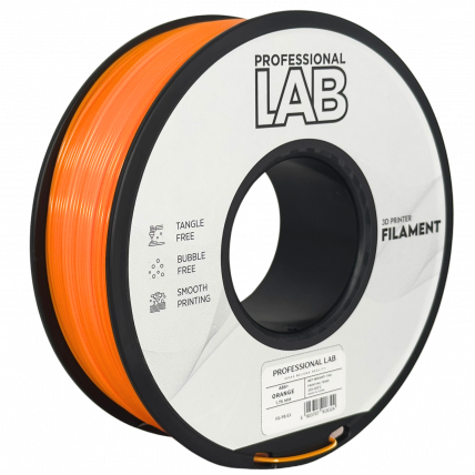 ABS Oranžna Filament 1.75mm – Professional Lab ABS+ za 3D Tisk (1kg Kolut)