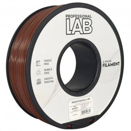 ABS Rjava Filament 1.75mm – Professional Lab ABS+ za 3D Tisk (1kg Kolut)