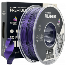 Silk PLA Dvojna Barva črna vijolična filament 1.75mm – Smart Print Sijajni Filament za 3D Tisk (1kg Kolut)
