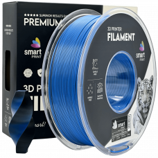 Silk PLA Dvojna Barva črna modra filament 1.75mm – Smart Print Sijajni Filament za 3D Tisk (1kg Kolut)