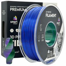 Silk PLA Trojna Barva modra zelena vijolična filament 1.75mm – Smart Print Sijajni Filament za 3D Tisk (1kg Kolut)