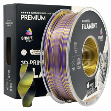 Silk PLA Trojna Barva črna zlata vijolična filament 1.75mm – Smart Print Sijajni Filament za 3D Tisk (1kg Kolut)