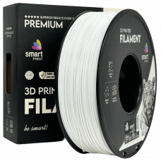 ASA bela filament za 3D tiskalnik 1,75 mm – Smart Print, 1 kg kolut, UV obstojen, mat videz