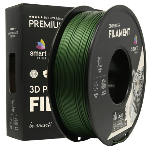PLA olivno zelena filament 1.75 mm – Smart Print Biološko razgradljiv PLA (1kg kolut)