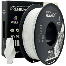 PLA Mat Bela Filament 1.75 mm – Smart Print Biološko Razgradljiv PLA (1kg Kolut)