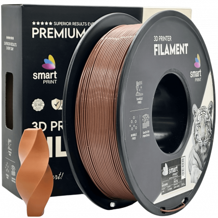 PETG Rjava Filament 1.75 mm – Smart Print Vlažnost-Odporni PETG (1kg Kolut)