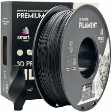 PLA+ Črna Filament 1.75mm – Smart Print za 3D Tisk (1kg Kolut)