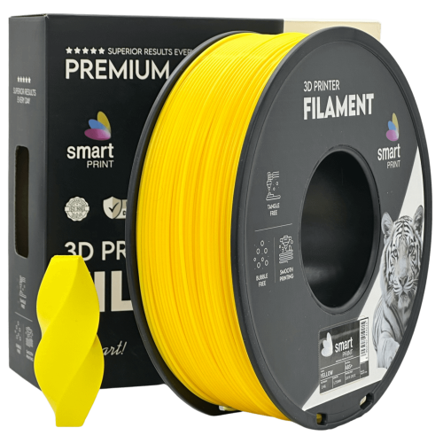 ABS Rumena Filament 1.75mm – Smart Print ABS+ za 3D Tisk (1kg Kolut)