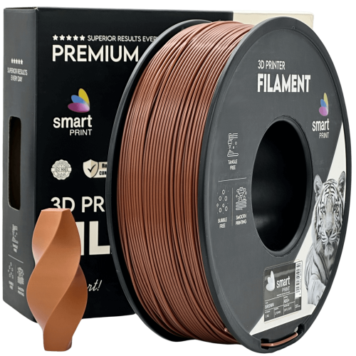 ABS Rjava Filament 1.75mm – Smart Print ABS+ za 3D Tisk (1kg Kolut)