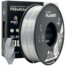 Silk PLA srebrna Filament 1.75mm – Smart Print Sijajni Filament za 3D Tisk (1kg Kolut)