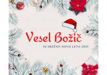 Zaključujemo leto 2024 z zahvalo in lepimi željami!