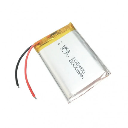 103450 3,7V 2000mAh litij-polimerna polnilna baterija – kompaktna visoko zmogljiva baterijska celica