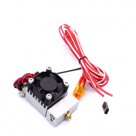 2 v 1 Double Cyclops HotEnd Bowden 1,75 mm, 0,4 mm šoba, mešanje dveh barv