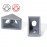 Aluminijasti kotnik 20x20x17mm za 20mm profil LKC – T-utor 5mm/6mm