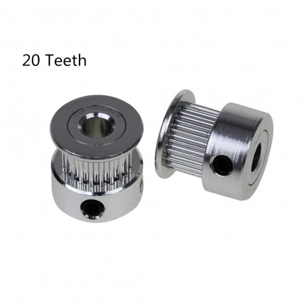 20T GT2 jermenica z 8 mm izvrtino – aluminij, 20 zob
