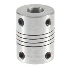 Aluminijasta sklopka osi 5 mm x 8 mm za motorje in precizno mehaniko