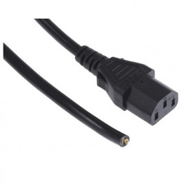 Napajalni kabel z IEC C13 priključkom, 1,2 m, 250V 10A, baker