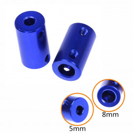 Trda aluminijasta sklopka 5mm x 8mm – tog konektor motor-vijak, dolžina 25mm