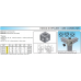 Kockasti 3D-30 spojnik za aluminijasti profil 30x30 mm, utor 8 mm
