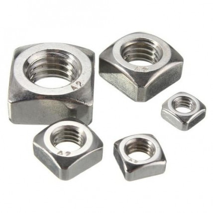 Štirirobna matica DIM557 M5 – jeklo, pocinkana, za profil 20x20, T-utor 6 mm