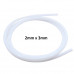 PTFE teflonska cev 2 mm notranji x 3 mm zunanji premer 1 m za 1,75 mm navoji Hotend