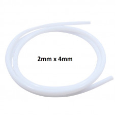 PTFE (teflonska) cev 2 mm x 4 mm – 1 m za Bowden ekstruderje z nitko 1,75 mm
