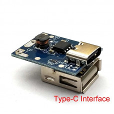 USB-A 5V Boost Step Up USB-C 1A Modul za polnjenje litij-ionskih baterij