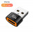 Adapter USB-C na USB-A 10A Črn – Hitro polnjenje, univerzalna združljivost