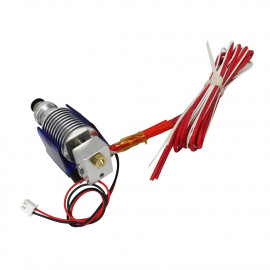 HotEnd V6 Bowden 1.75mm 0.3mm Vse-kovinski 12V 40W Medeninasta Šoba