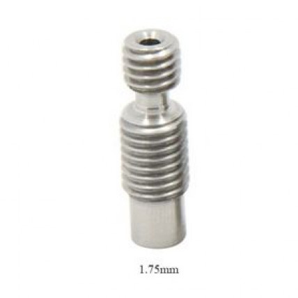 Navojno grlo za E3D V6 Hotend nerjaveče jeklo 1,75 mm, M7, 22 mm
