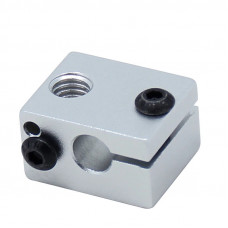 Aluminijasti grelni blok za HotEnd – Združljiv z M6 šobami, 20x16x12 mm