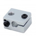 Aluminijasti grelni blok za HotEnd – Združljiv z M6 šobami, 20x16x12 mm