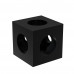 Corner Cube Connector for 20mm profile U6 black