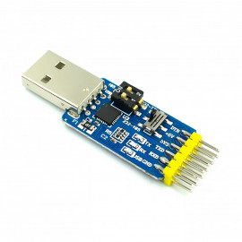 CP2102 6-v-1 USB v TTL, RS232, RS485 serijski programator – Kompakten večprotokolni pretvornik z visoko hitrostjo
