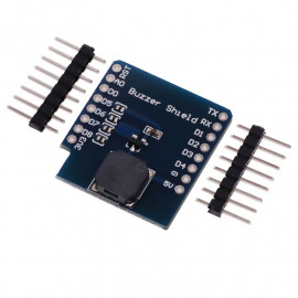 D1 Buzzer Shield za Wemos D1 Mini ESP8266 – 1kHz–3kHz, več nadzornih pinov, 5V