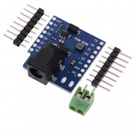 D1 DC Power Shield za ESP D1 Mini, 7–24V vhod, 5V/1A izhod, kompaktni modul
