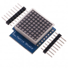 D1 Dot Matrix LED Shield za ESP D1 Mini – 8x8 LED razširitveni modul