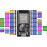 ESP-WROOM-32 Type-C IoT modul – Dvojno jedro, Wi-Fi in Bluetooth, 38 pinov