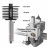 Zamenljiv šobni HotEnd za Bambu Lab A1 / A1 Mini, 0,2 / 0,4 / 0,6 / 0,8 mm