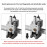 Zamenljiv šobni HotEnd za Bambu Lab A1 / A1 Mini, 0,2 / 0,4 / 0,6 / 0,8 mm