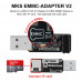 Makerbase MKS USB EMMC adapter za EMMC module in micro SD kartice